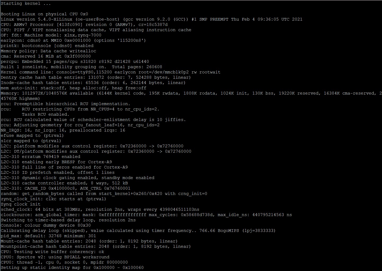 kernel screenshot